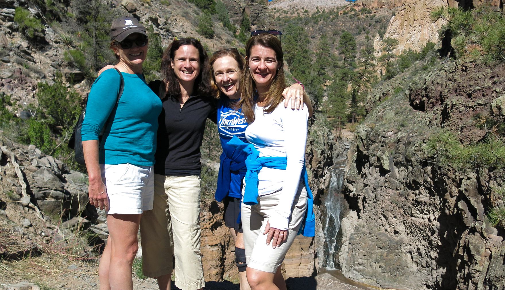 Melinda Gates with friends  Melinda Gates with friends