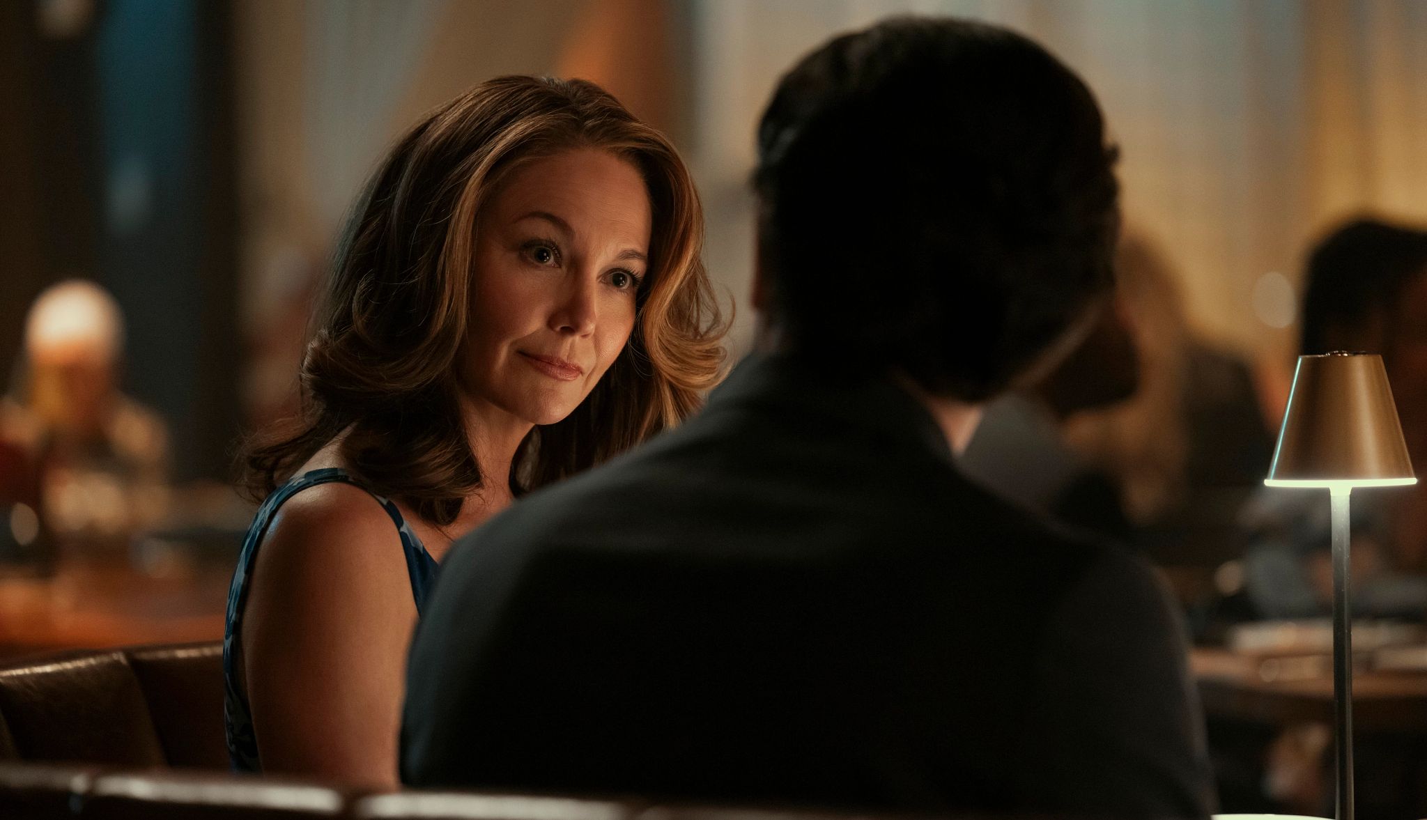 Diane Lane in 'A Man in Full' Diane Lane as Martha Croker sitting in a still from A Man in Full