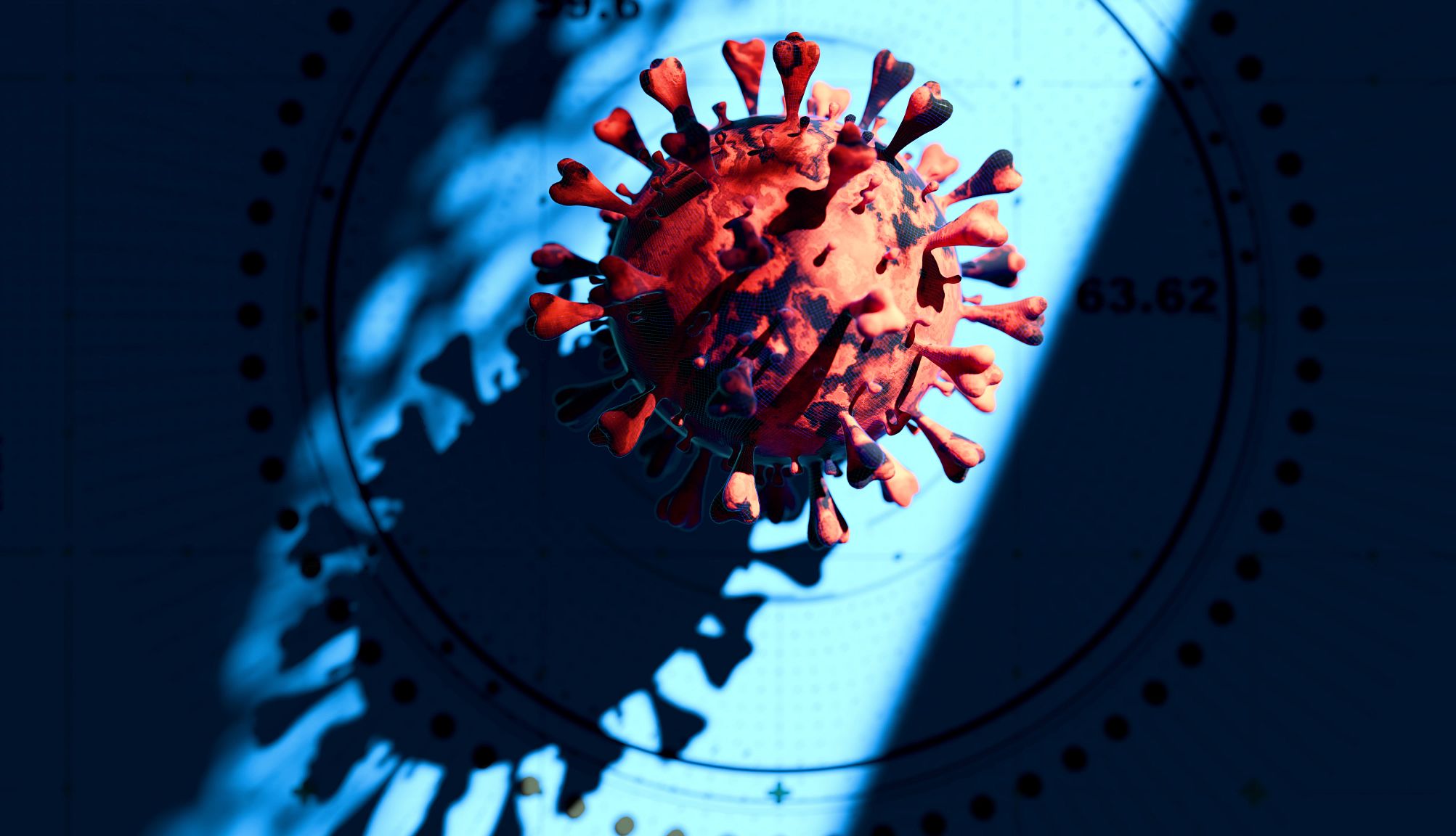 Avoid Getting the Flu 3d rendered image of influenza