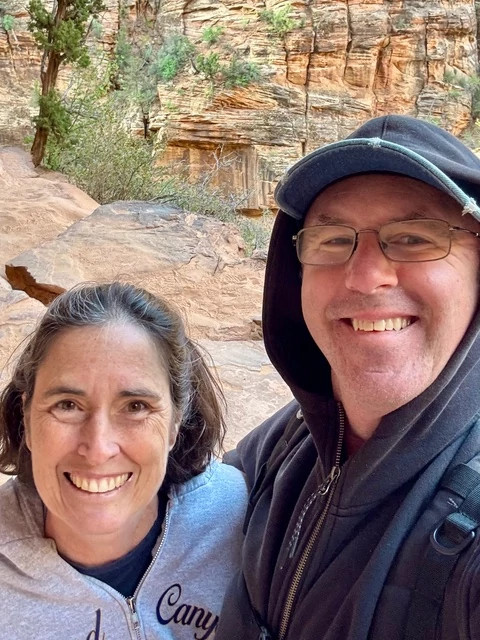 ron moore and his wife julie