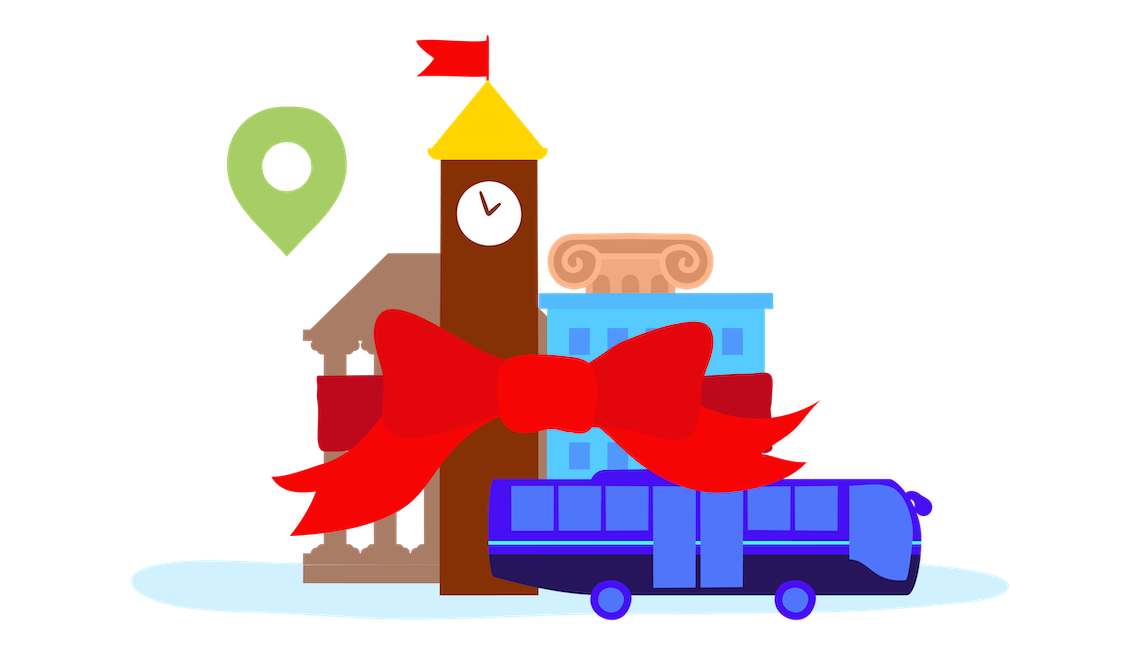 deals from AARP Travel Center illustration of a bundle for travel savings