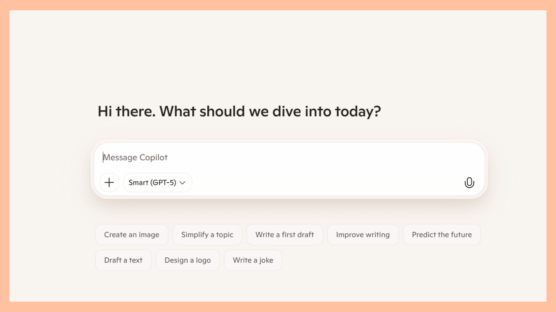 a screengrab shows a prompt from microsoft’s copilot chatbot