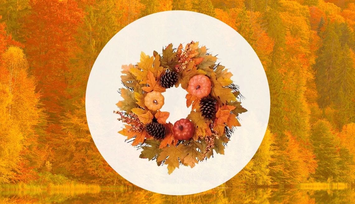 fall aldi finds Fall Wreath