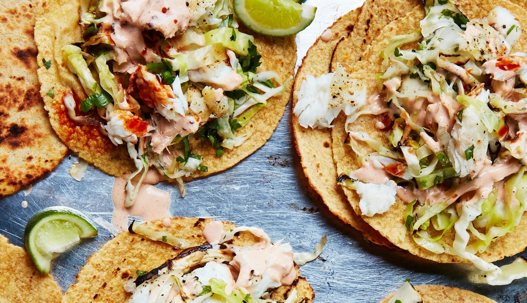 Mark Bittman's Baja-Style Fish Tacos A photo shows Mark Bittman’s baja-style grilled fish tacos