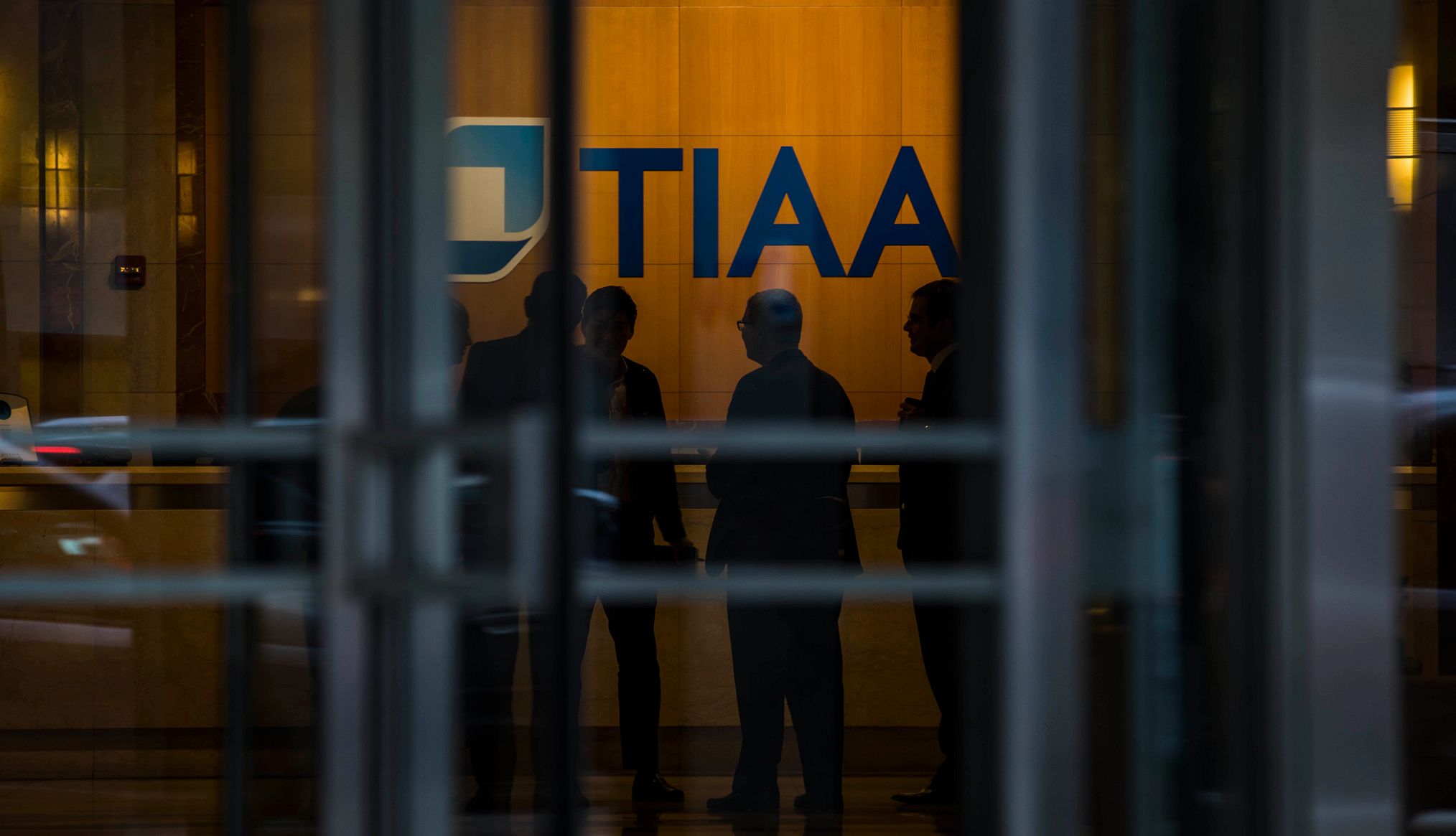 AARP Foundation Joins Case Over TIAA’s Plan Management the lobby of an office building