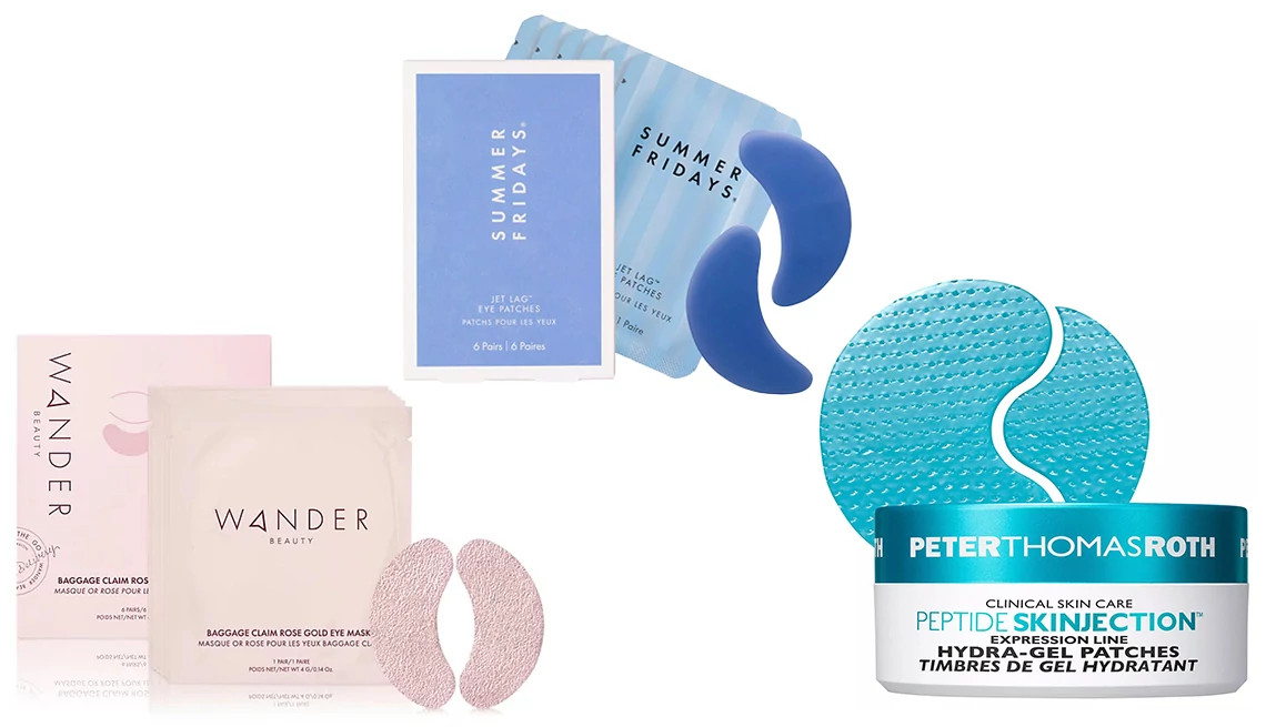 three types of under-eye patches