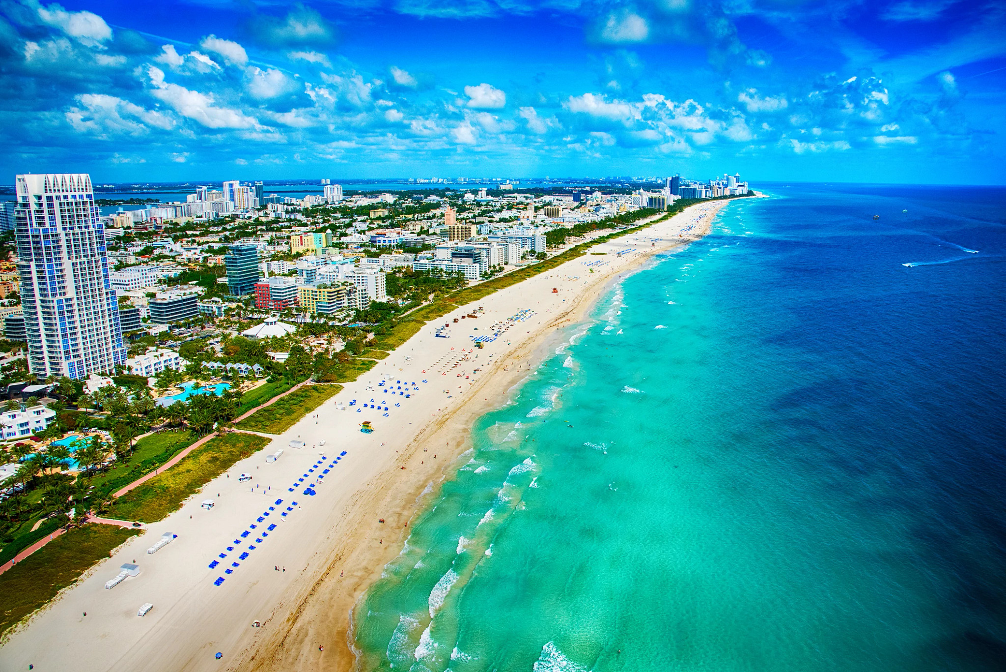 aerial shot of a beach