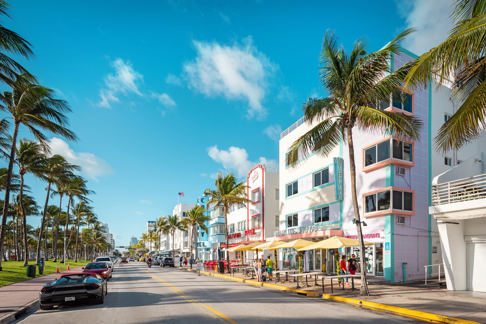 The Art Deco Historic District in Miami