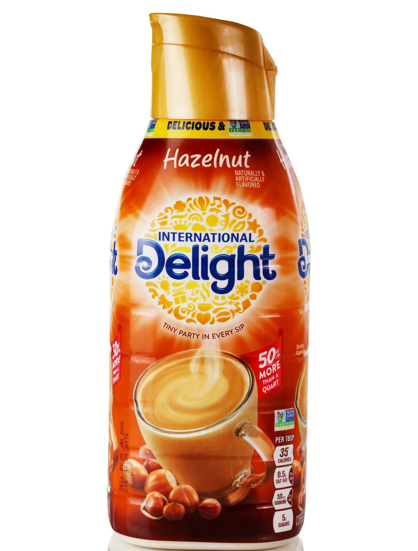 Coffee Creamer Recall a bottle of hazlenut coffee creamer