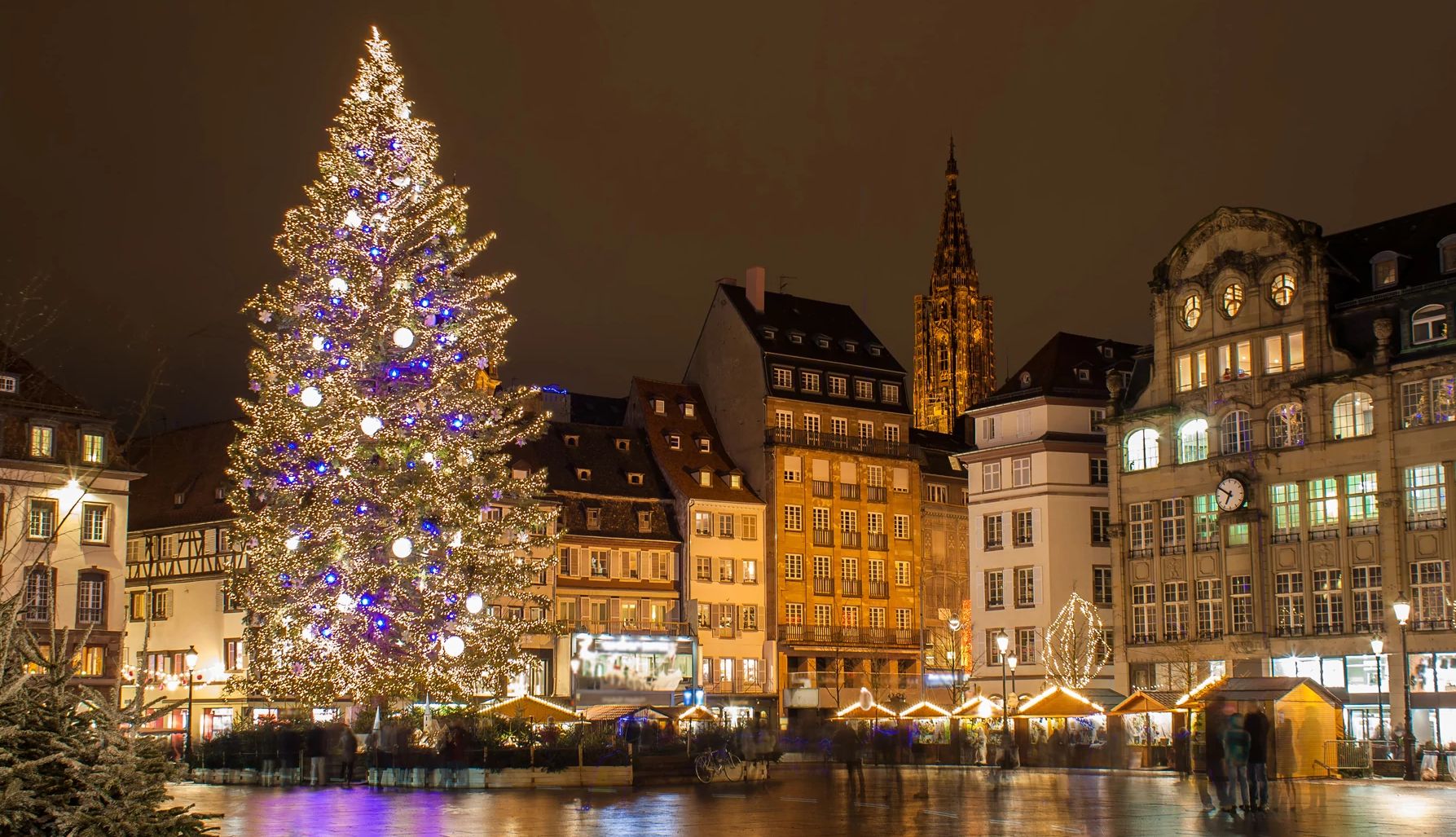 Un árbol de Navidad en Francia