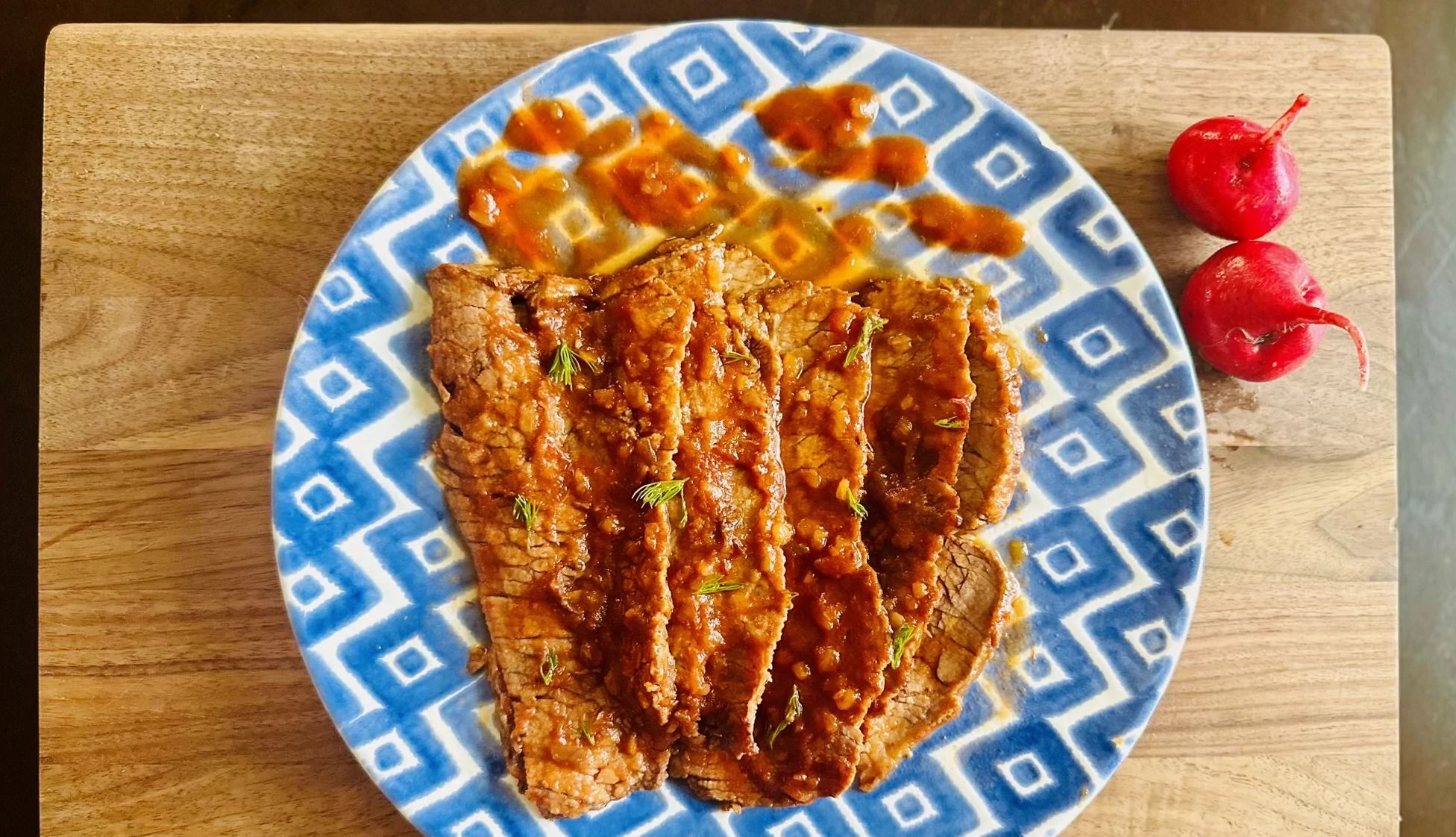 slow-cooked brisket Marilyn's Brisket