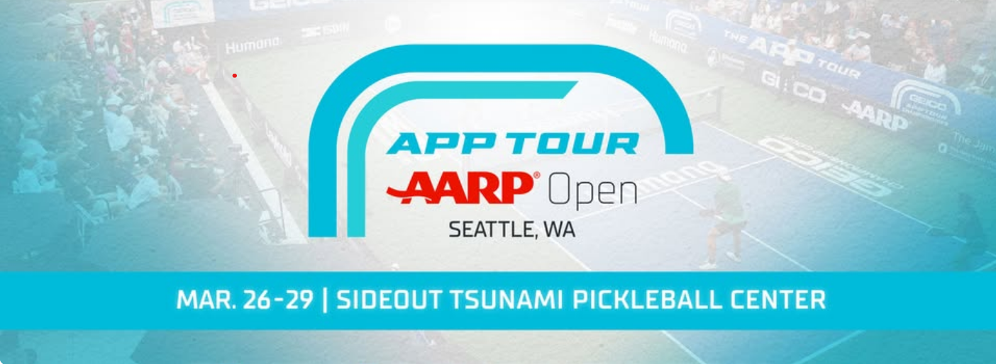 APP Tour Seattle Banner with dates of tour march 26 to march 29 listed on it
