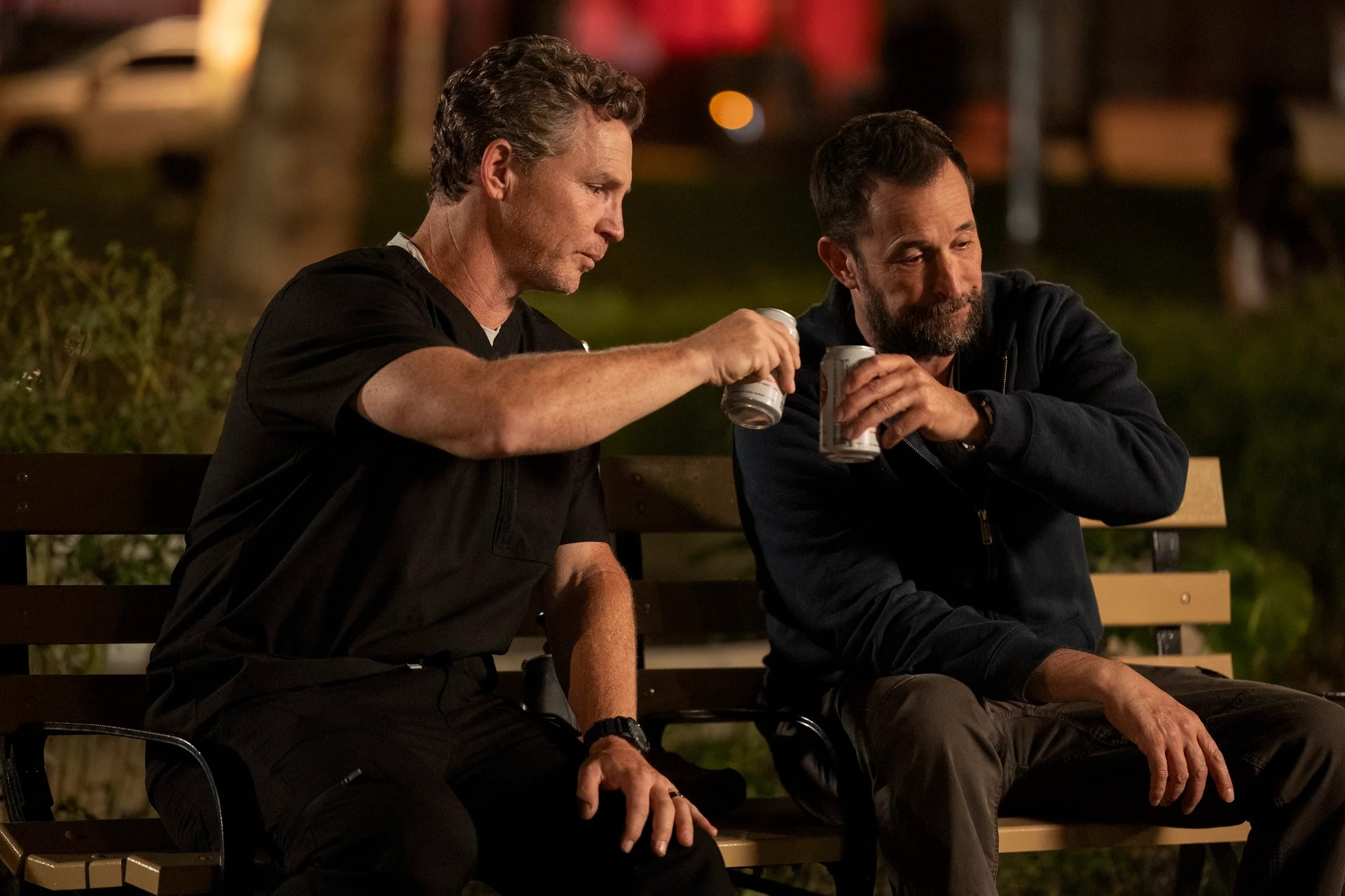 a scene from the television series the pitt