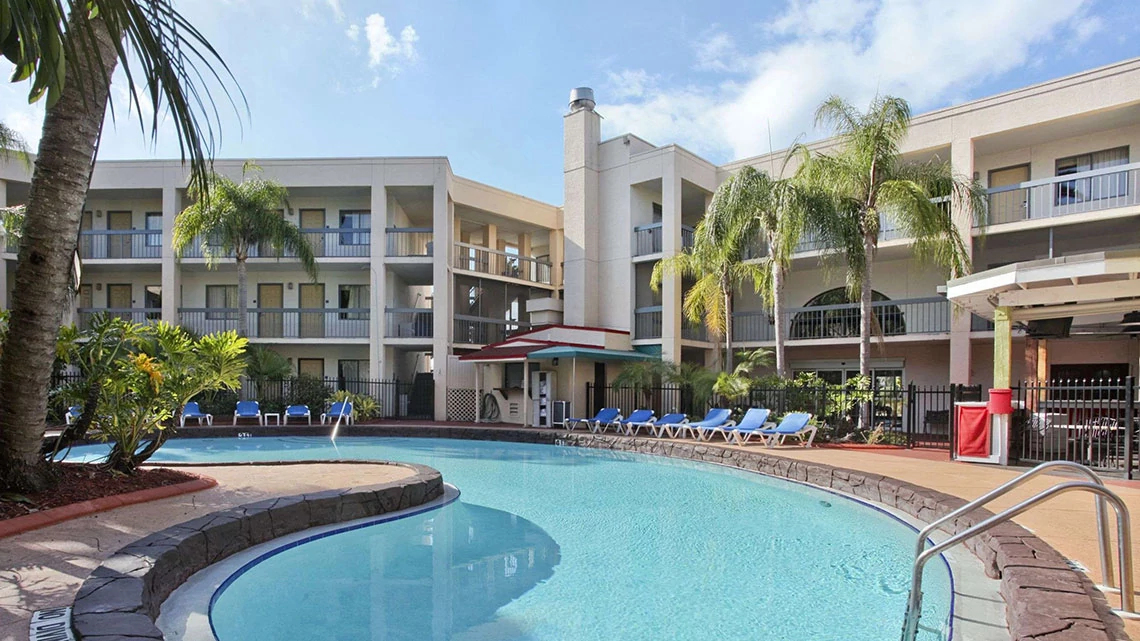 Baymont® by Wyndham Pool view of the Baymont hotel property