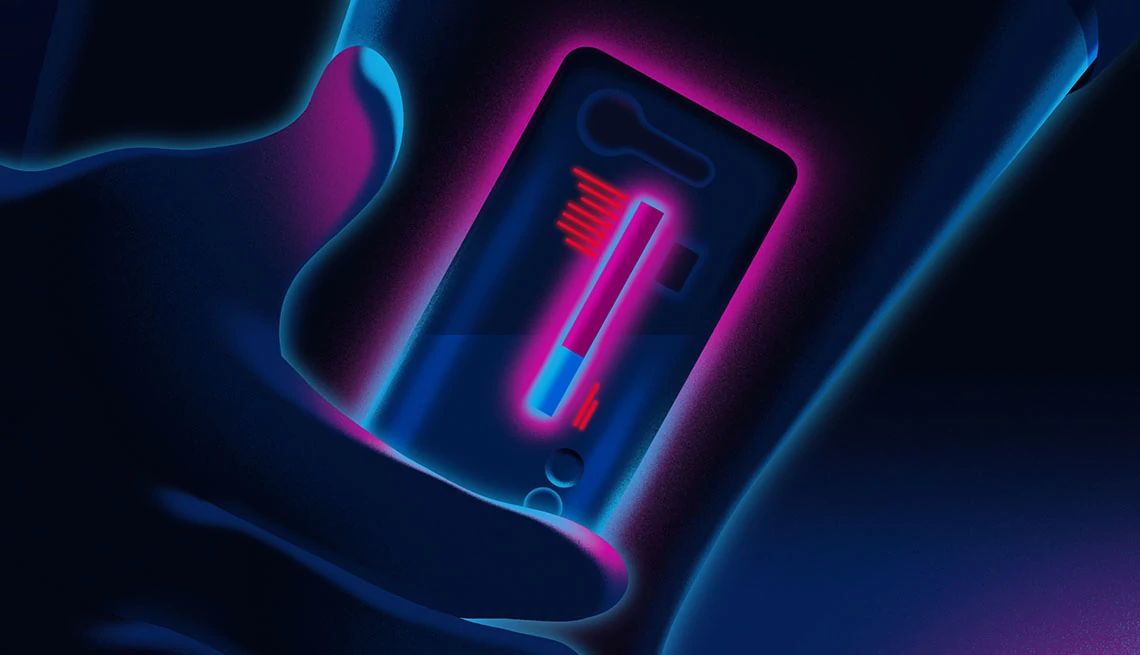 Insulin Pump Advancements digital illustration of an insulin pump