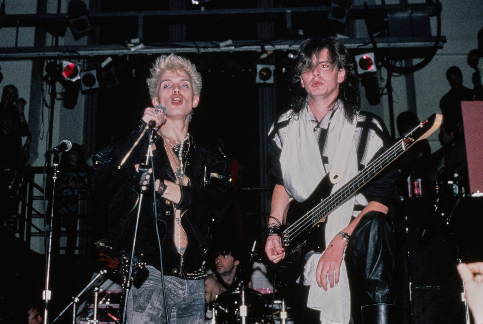 Billy Idol and John Taylor of Duran Duran perform in New York City