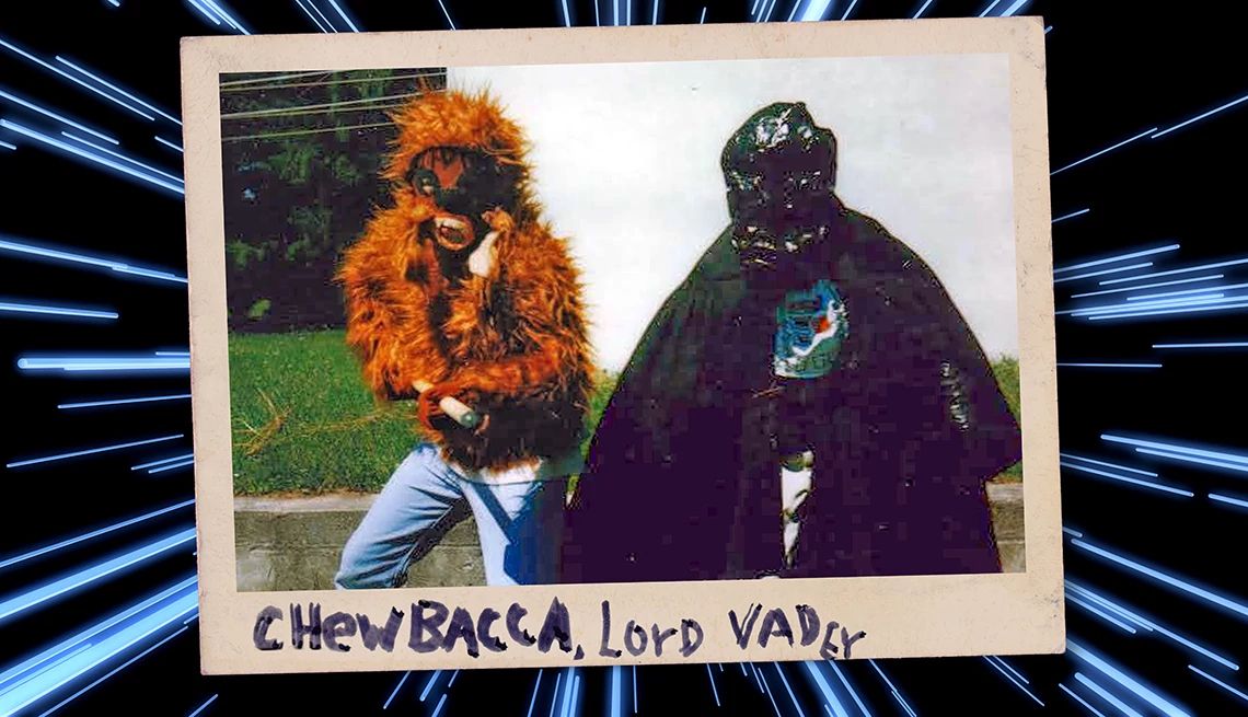 Life Lessons Learned from 'Star Wars' two children posing in homemade star wars costumes
