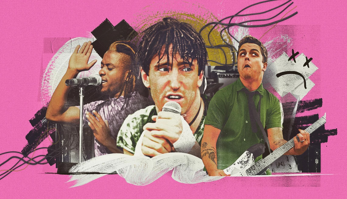 Punk rock artists including Corey Glover of Living Colour, Trent Reznor of Nine Inch Nails and Billie Joe Armstrong of Green Day