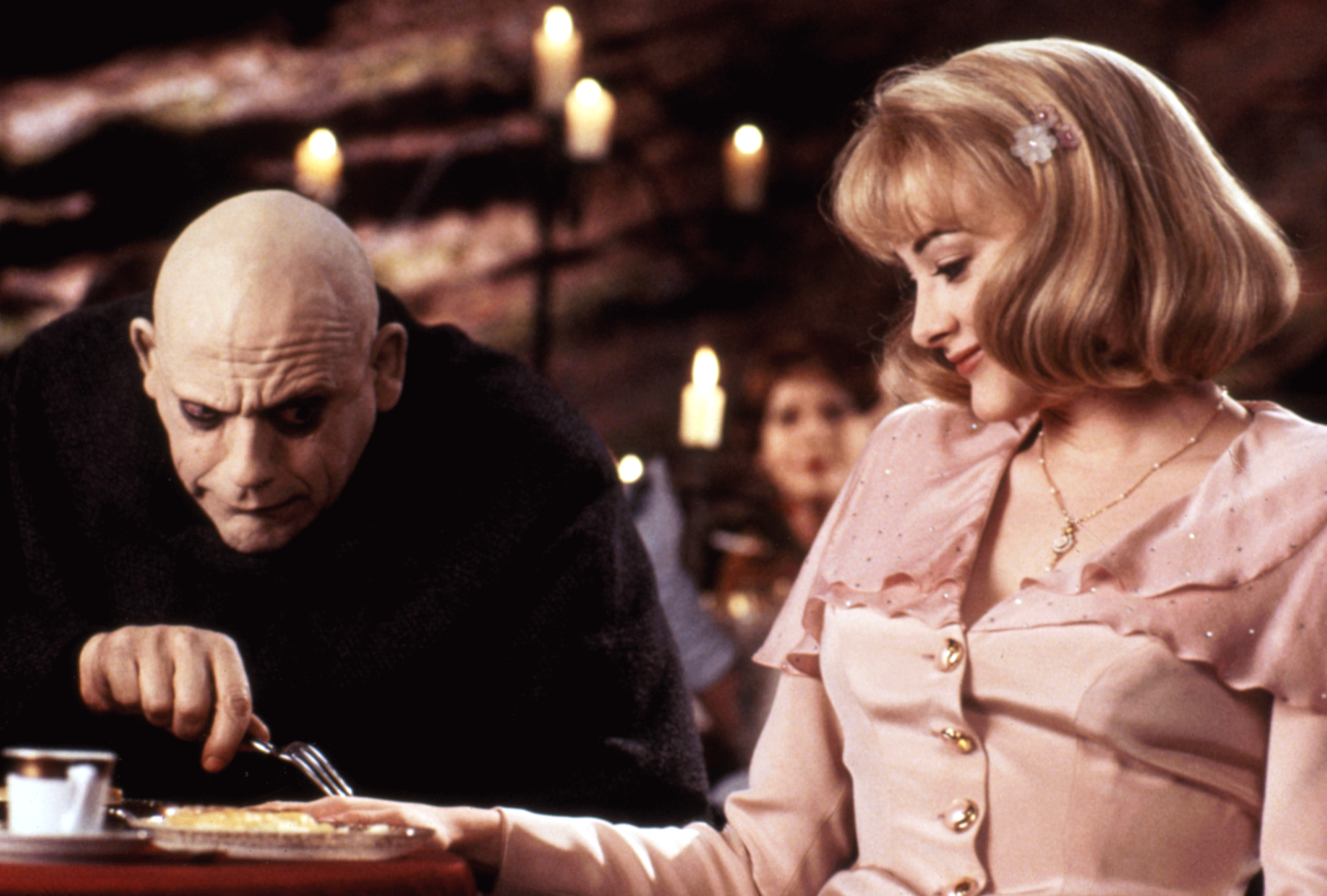 An animated gif showing a series of still images from popular Thanksgiving movies.