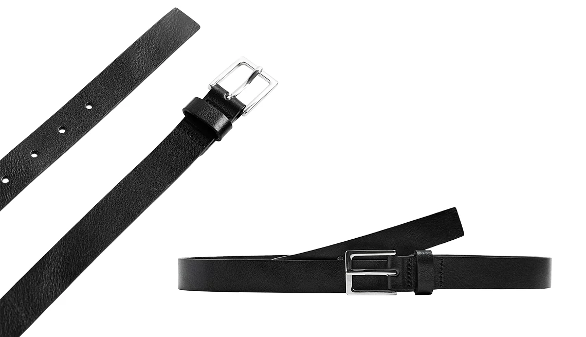 Zara Narrow Leather Belt