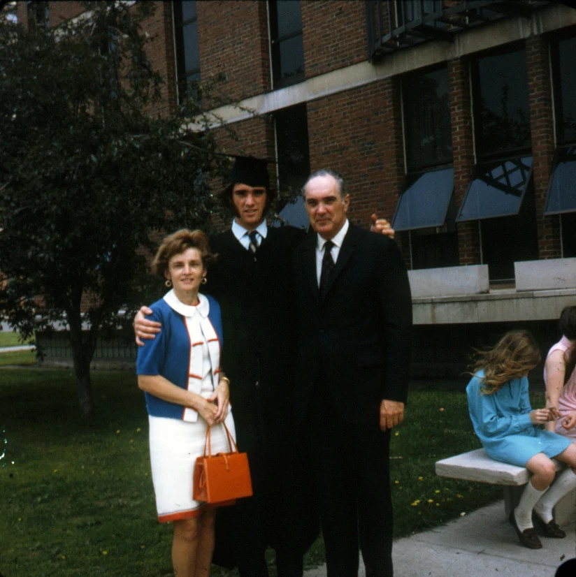 Collins and his parents