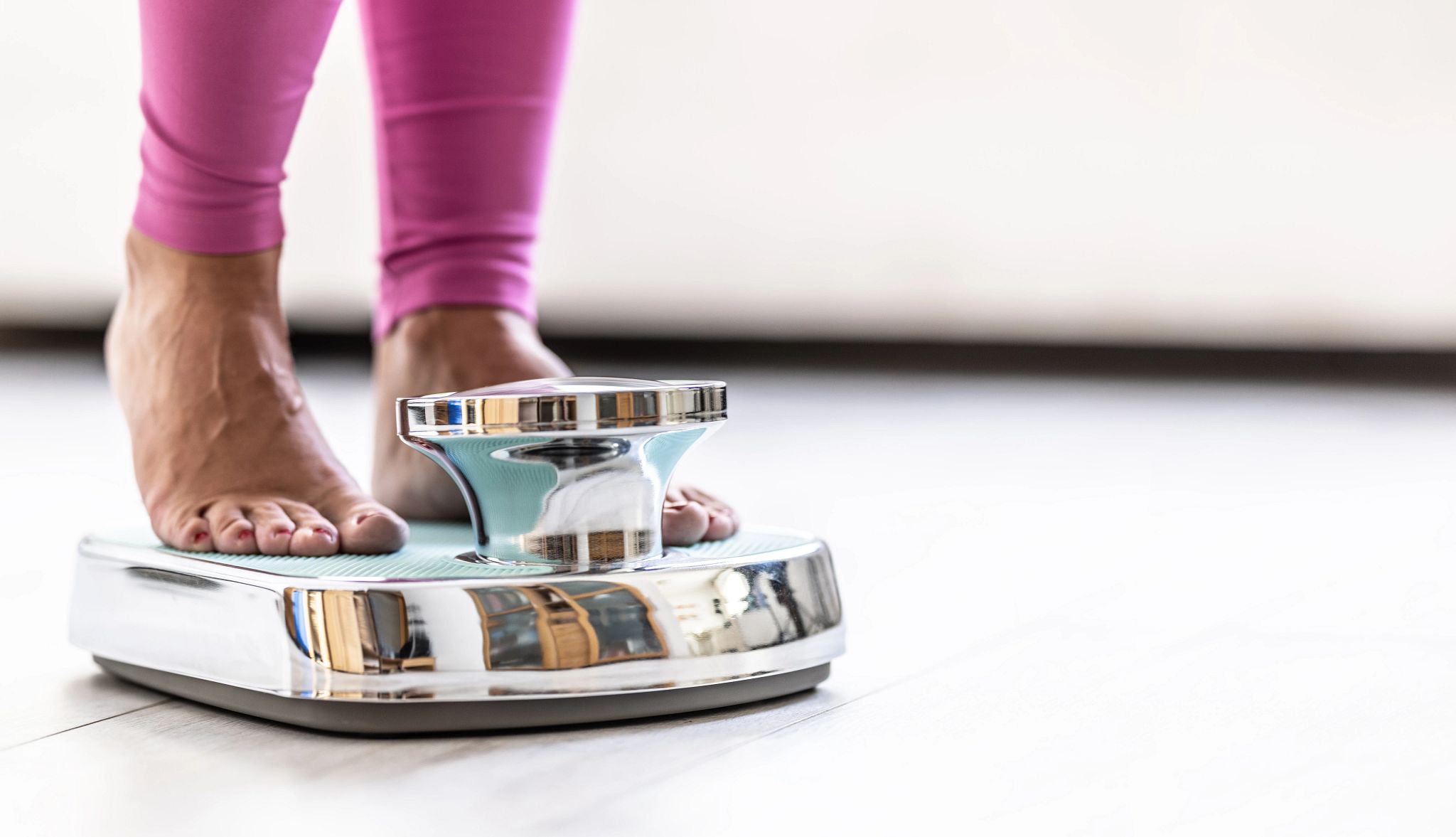 Surgery Smart Guide standing on a scale