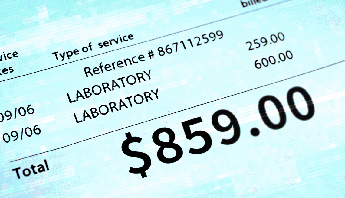 Spot Fix Medical Billing Errors a medical bill with itemizied charges