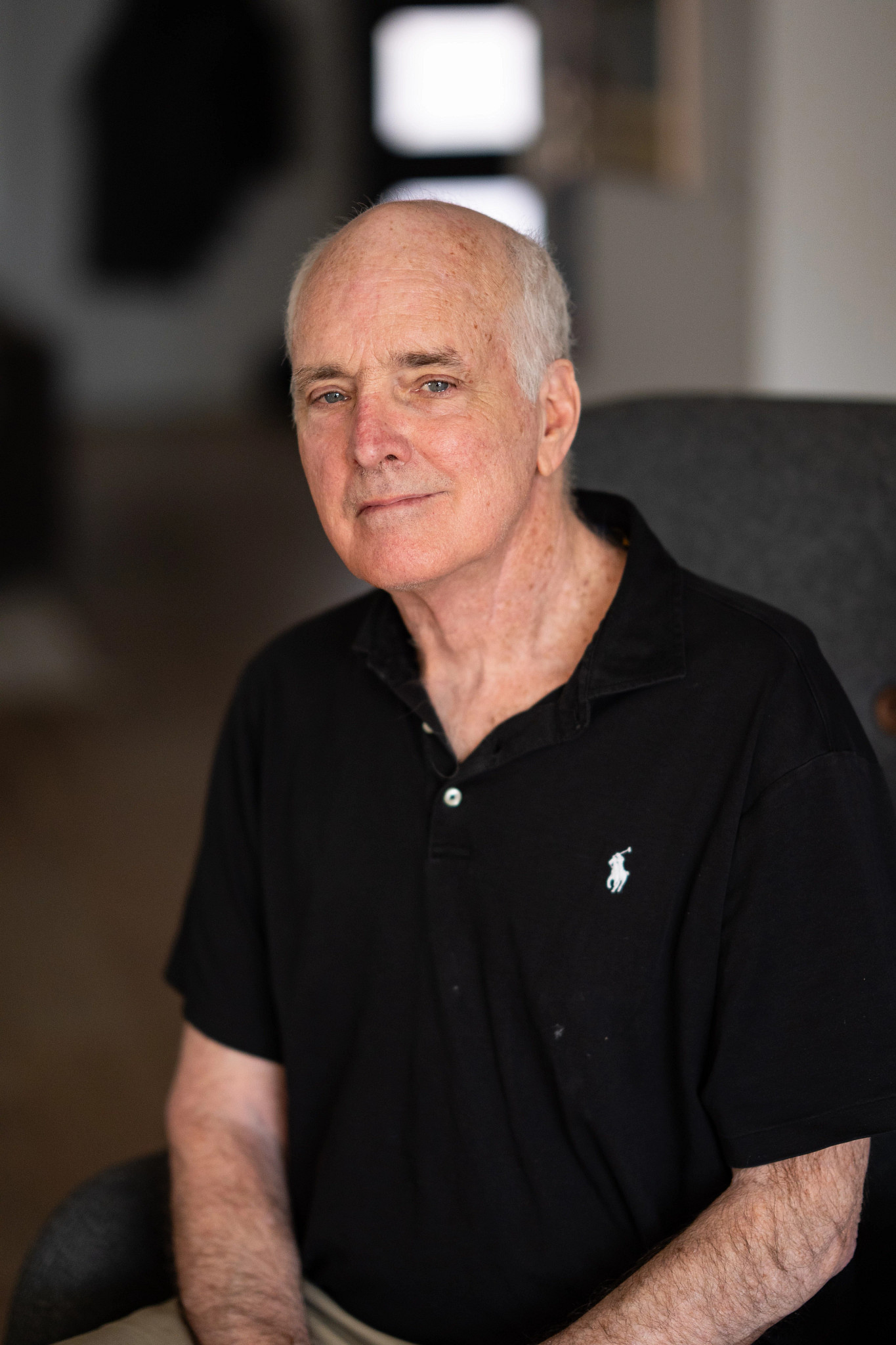 James B. Collins, photographed in his Washington, D.C., home