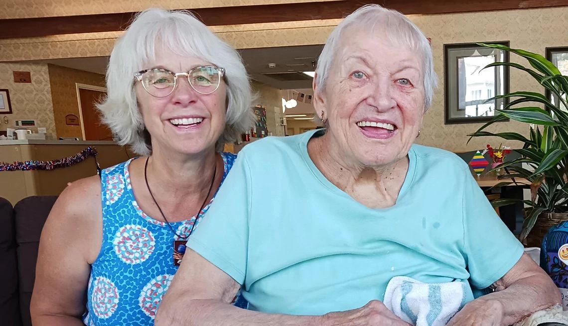 100 Reasons to Support Family Caregivers two women sitting next to each other