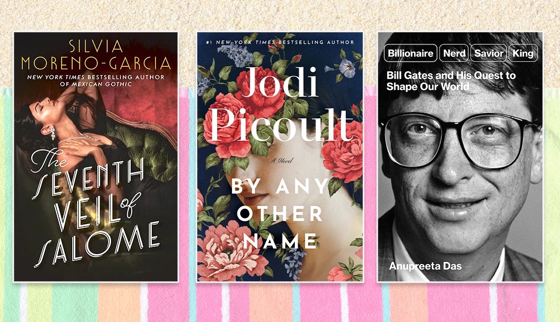 Books that will be released in August The Seventh Veil of Salome by Silvia Moreno-Garcia, By Any Other Name by Jodi Picot; and Billionaire Nerd Savior King Bill gates and his Quest to Shape Our World by Anupreeta Das