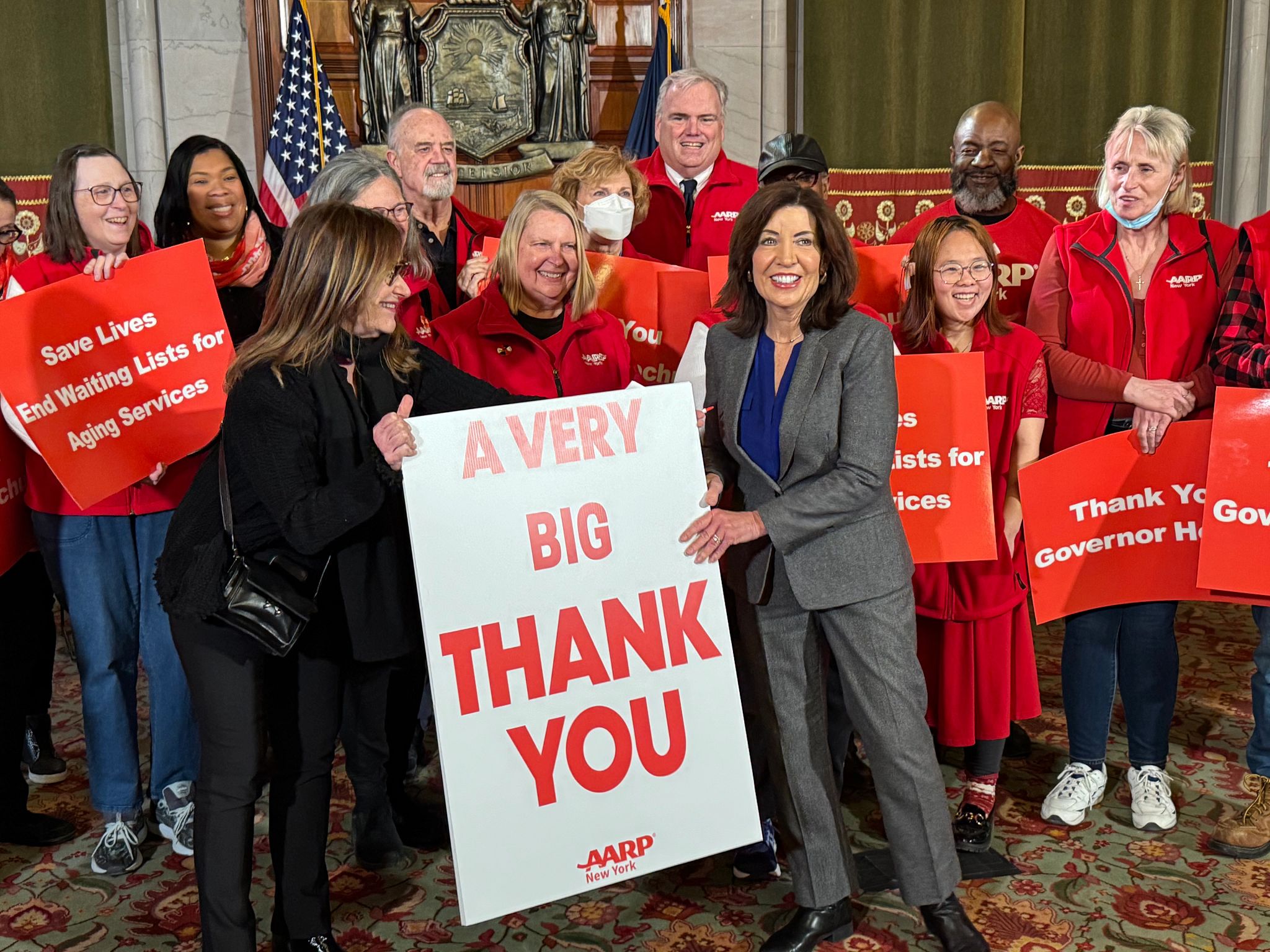 AARP NY Members to Gov. Hochul: Thank You for Adding $45M for Aging ...