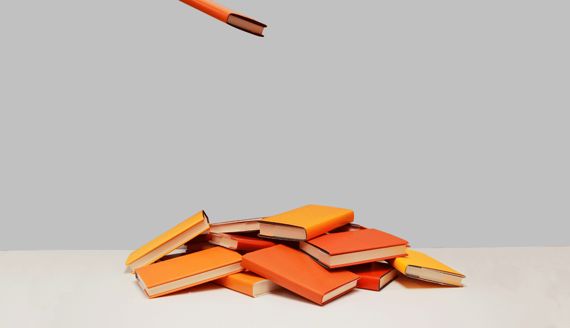 fall books to read gif of books falling into a pile