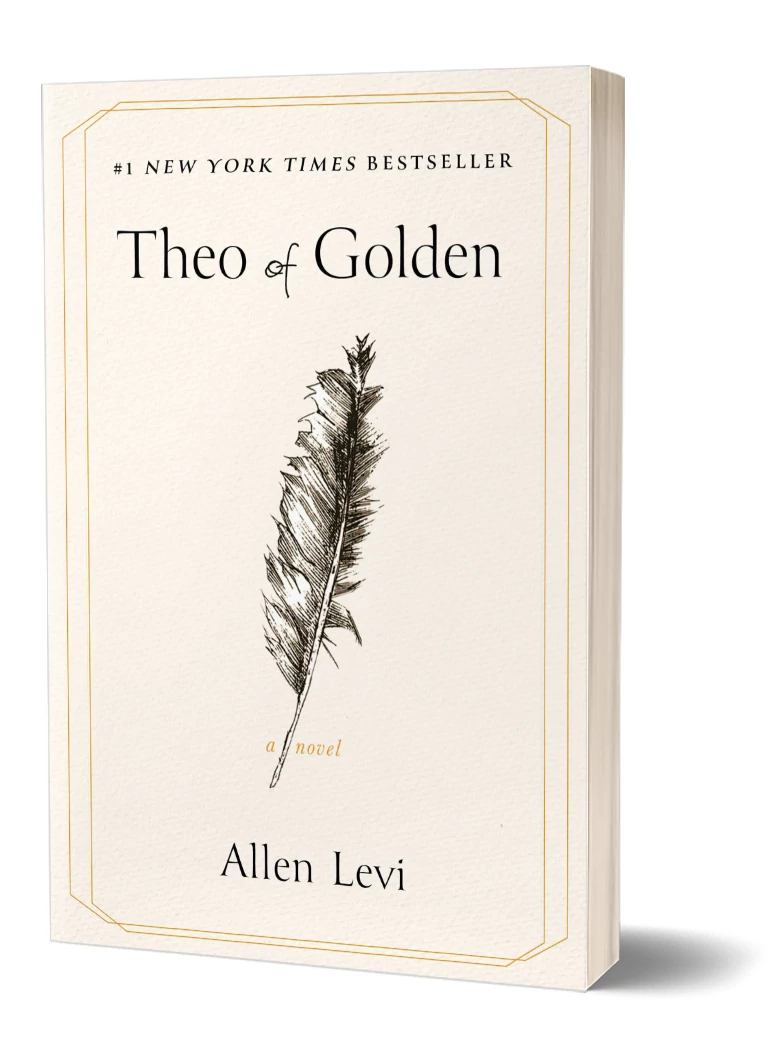 the cover of the novel theo of golden