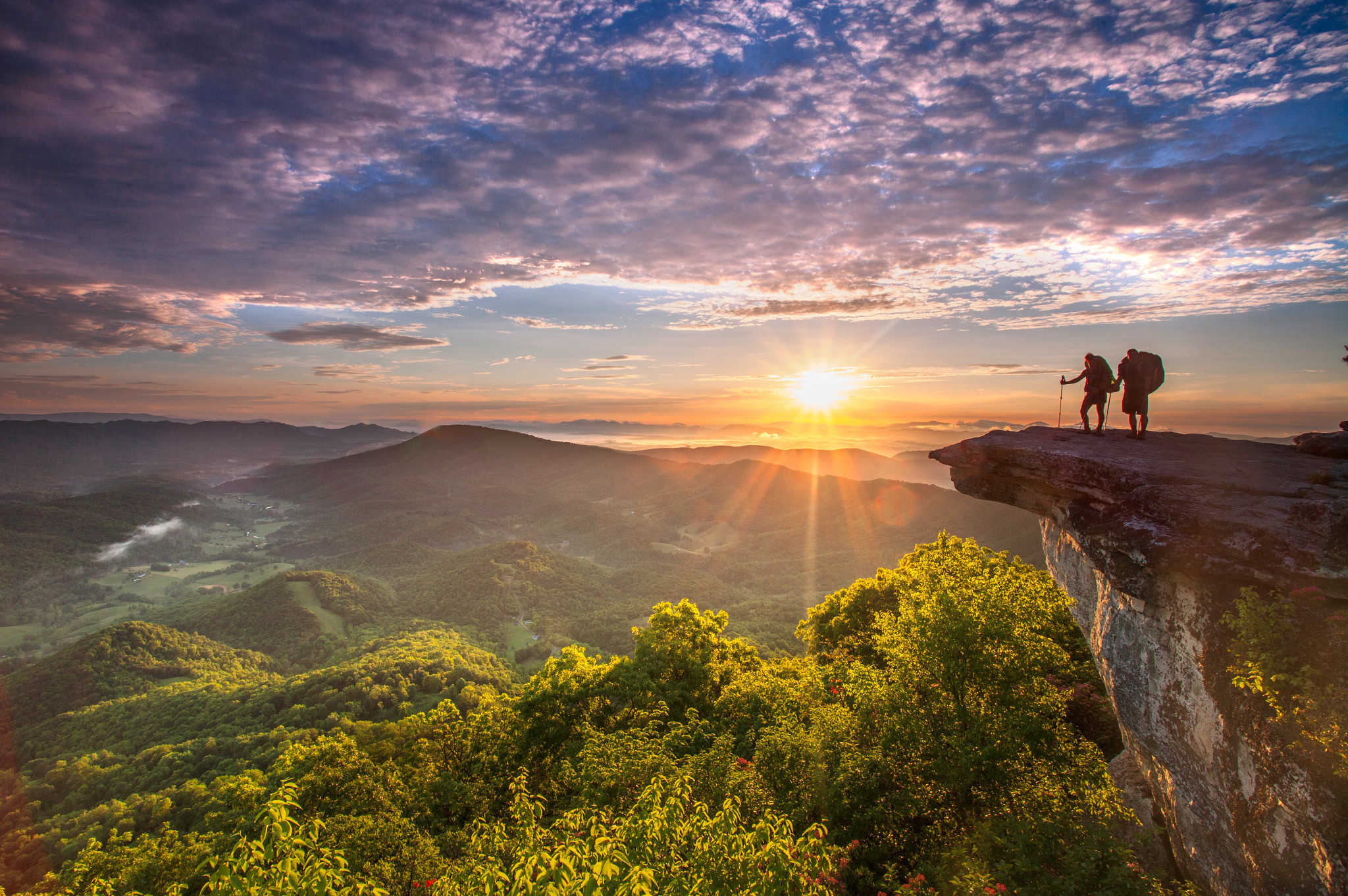 McAfee Knob is the most photographed site along the Appalachain Trail