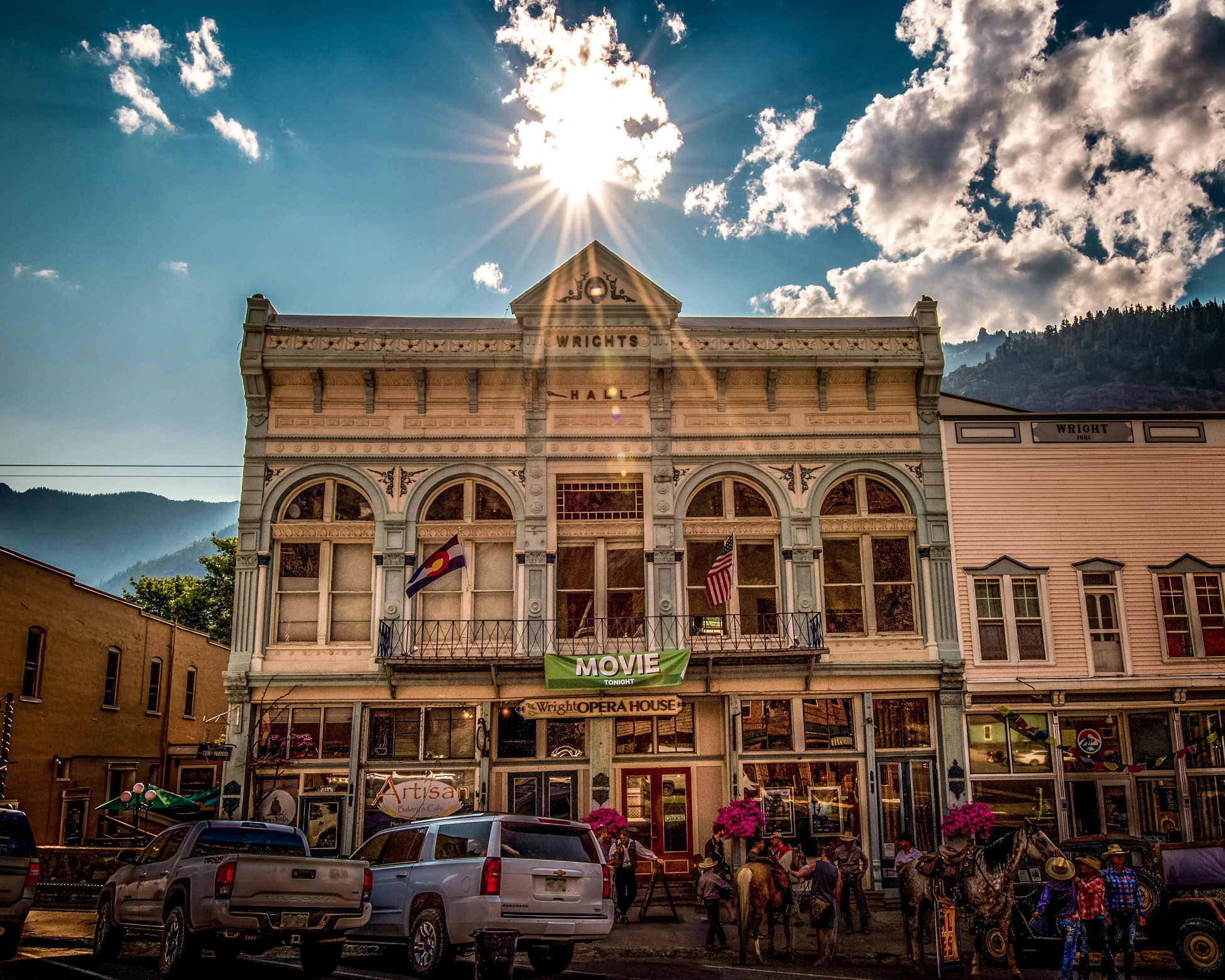 Exterior of Wright Opera House