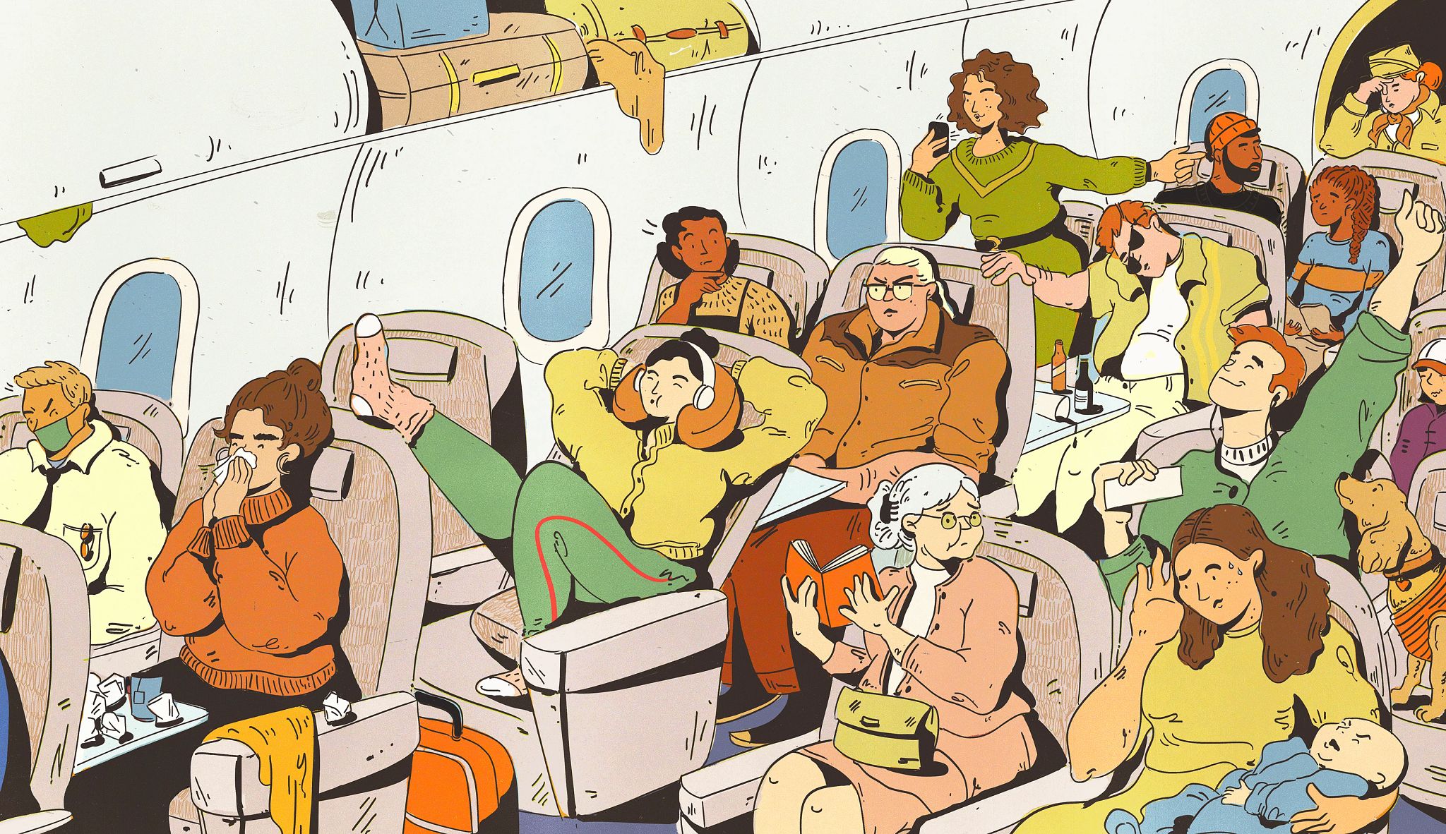 13 annoying airline passengers you never want to fly with