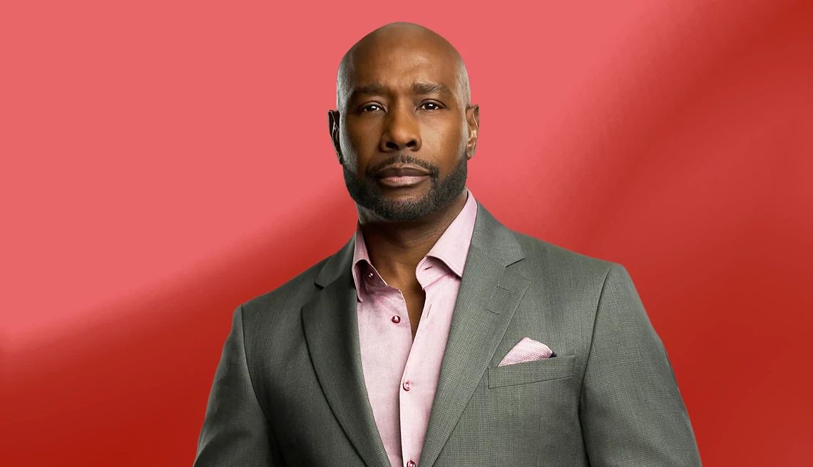 Morris Chestnut professional portrait Morris Chestnut in a suit