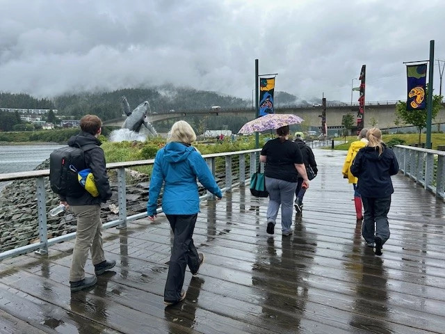 Whale Walk to the Downtown Library