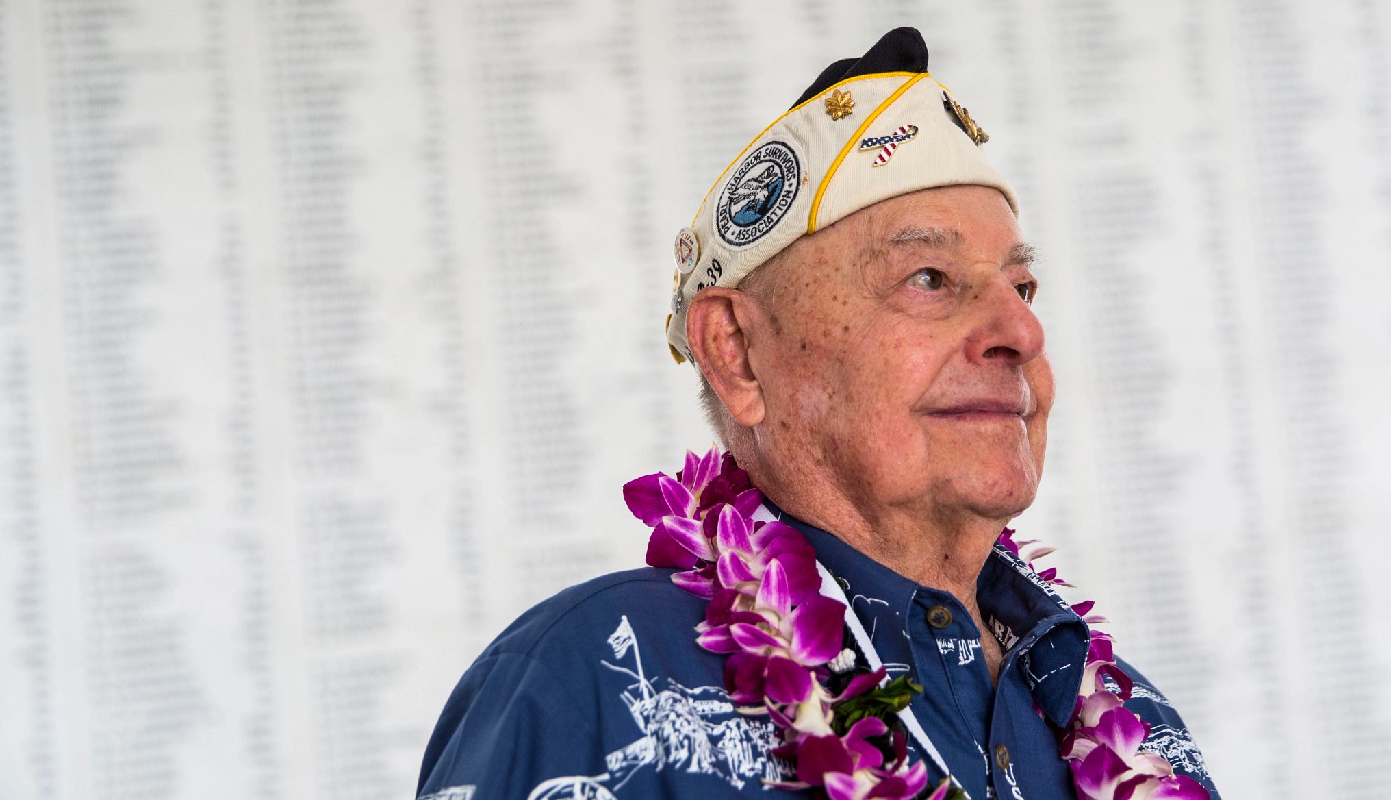 USS Arizona survivor Lou Conter dies Lou Conter looks on during a memorial service