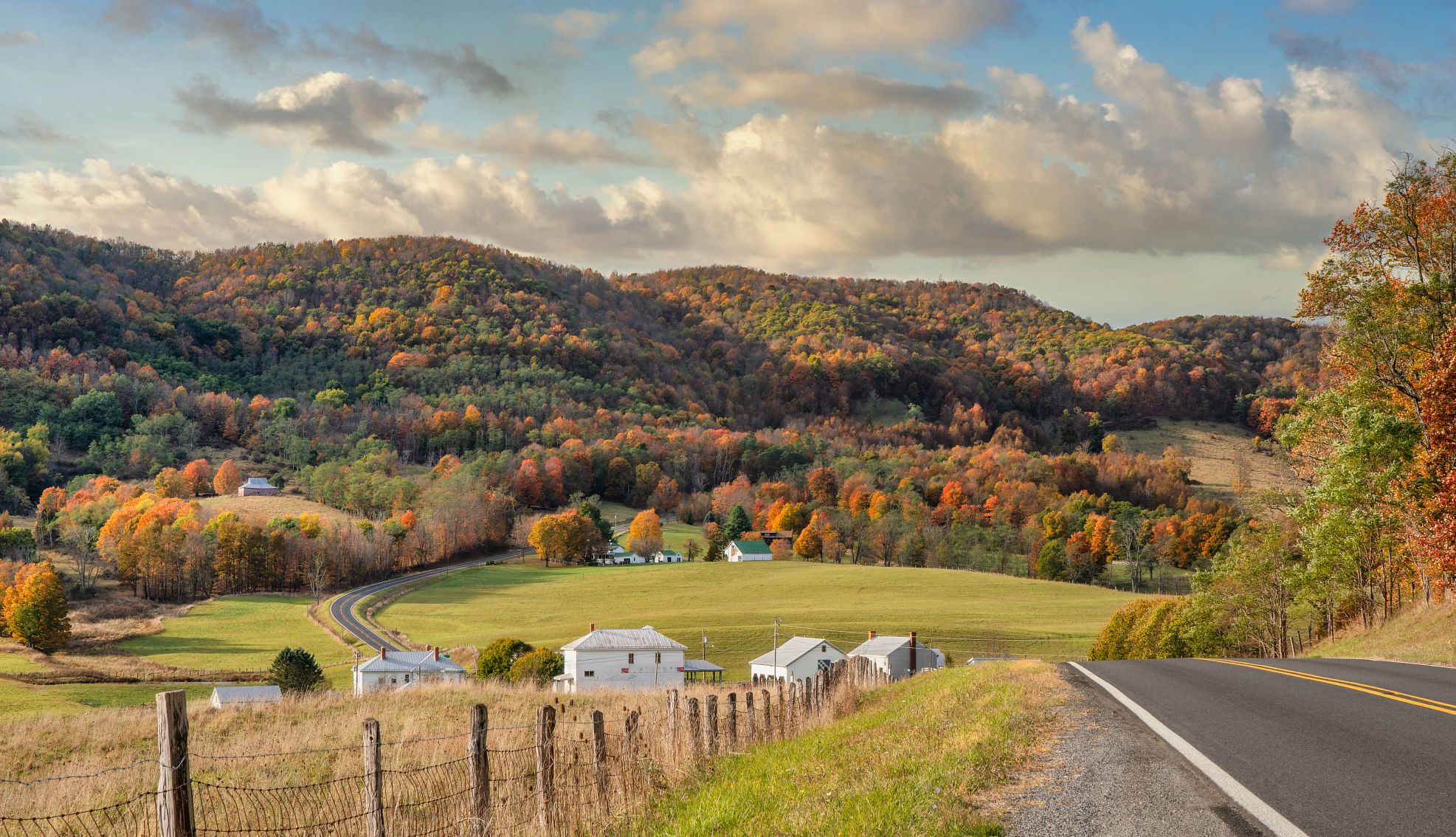 Farm Ridge Valley 5 Fall Foliage Mountain Destinations