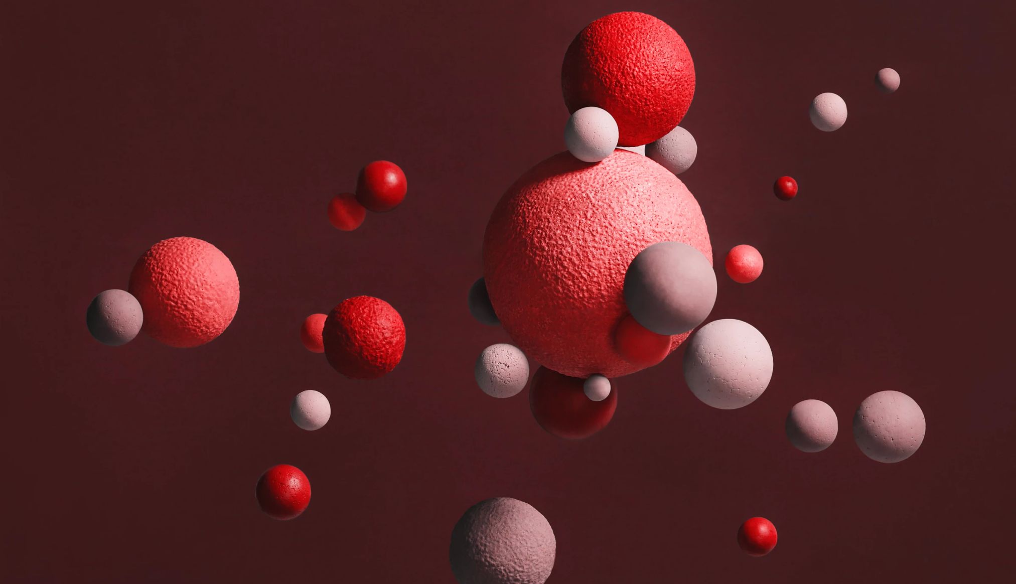 Blood Type and Health digital illustration of blood cells