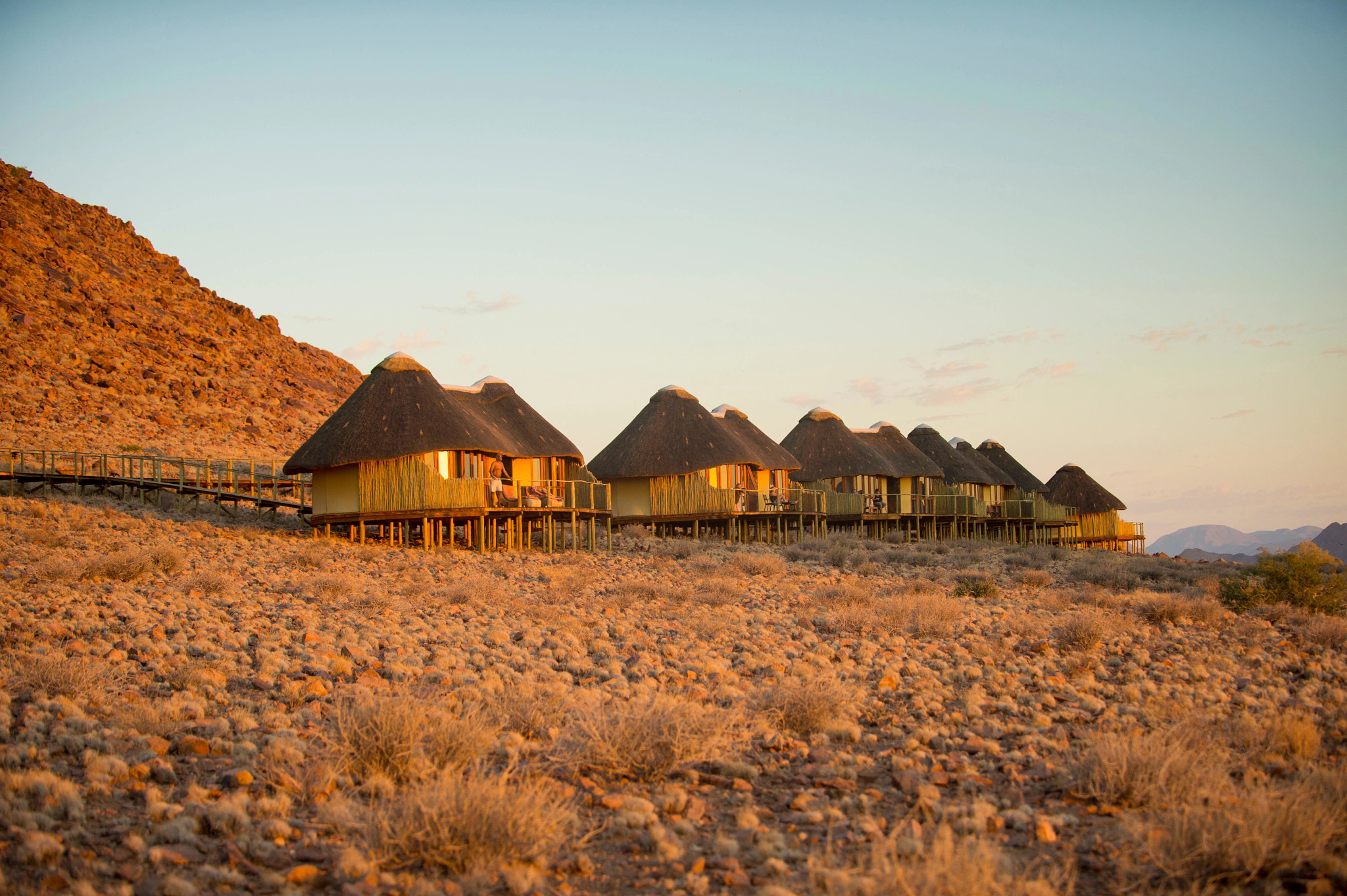 suites at Sossusvlei Desert Lodge in Namibia