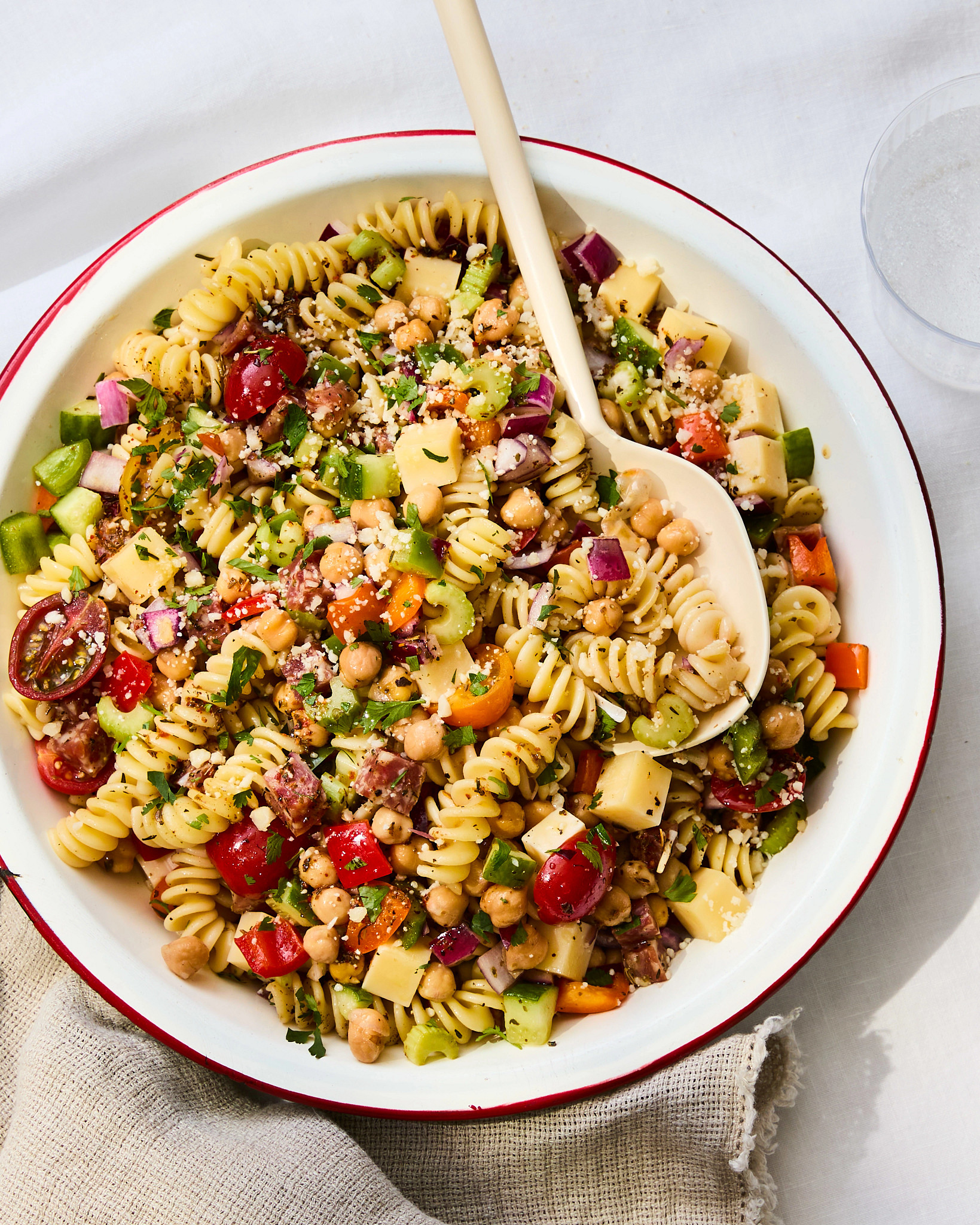 Best Ever Pasta Salad is shown