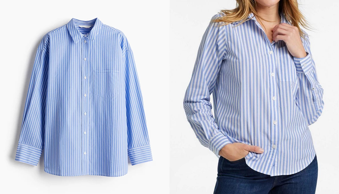 different shirts