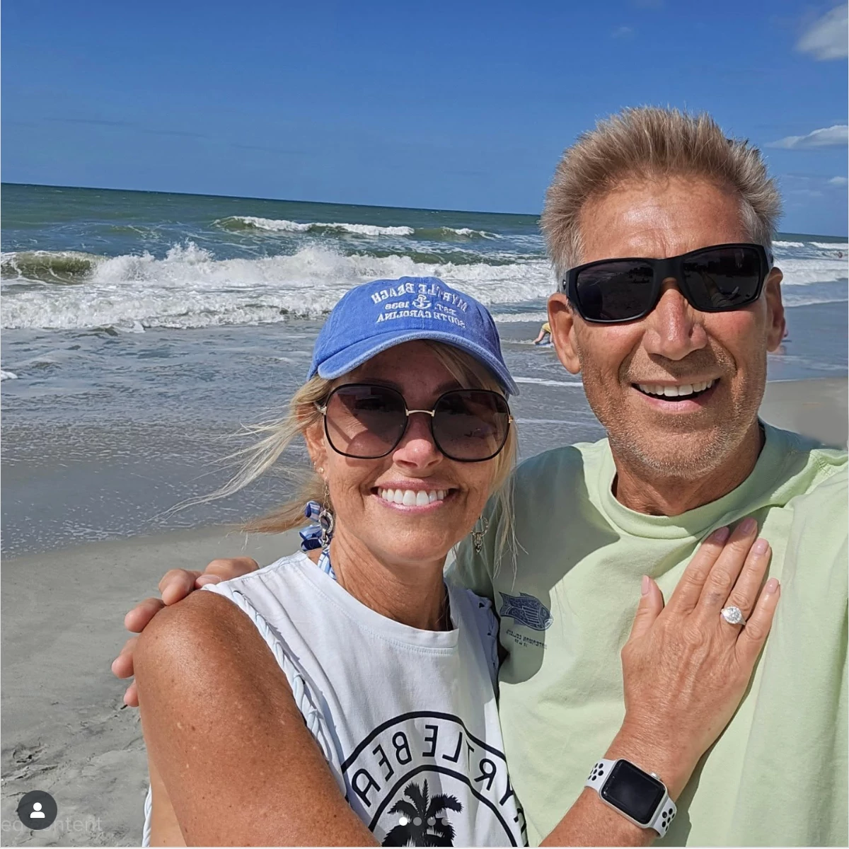 Golden Bachelor Gerry Turner and his fiancée Lana Sutton