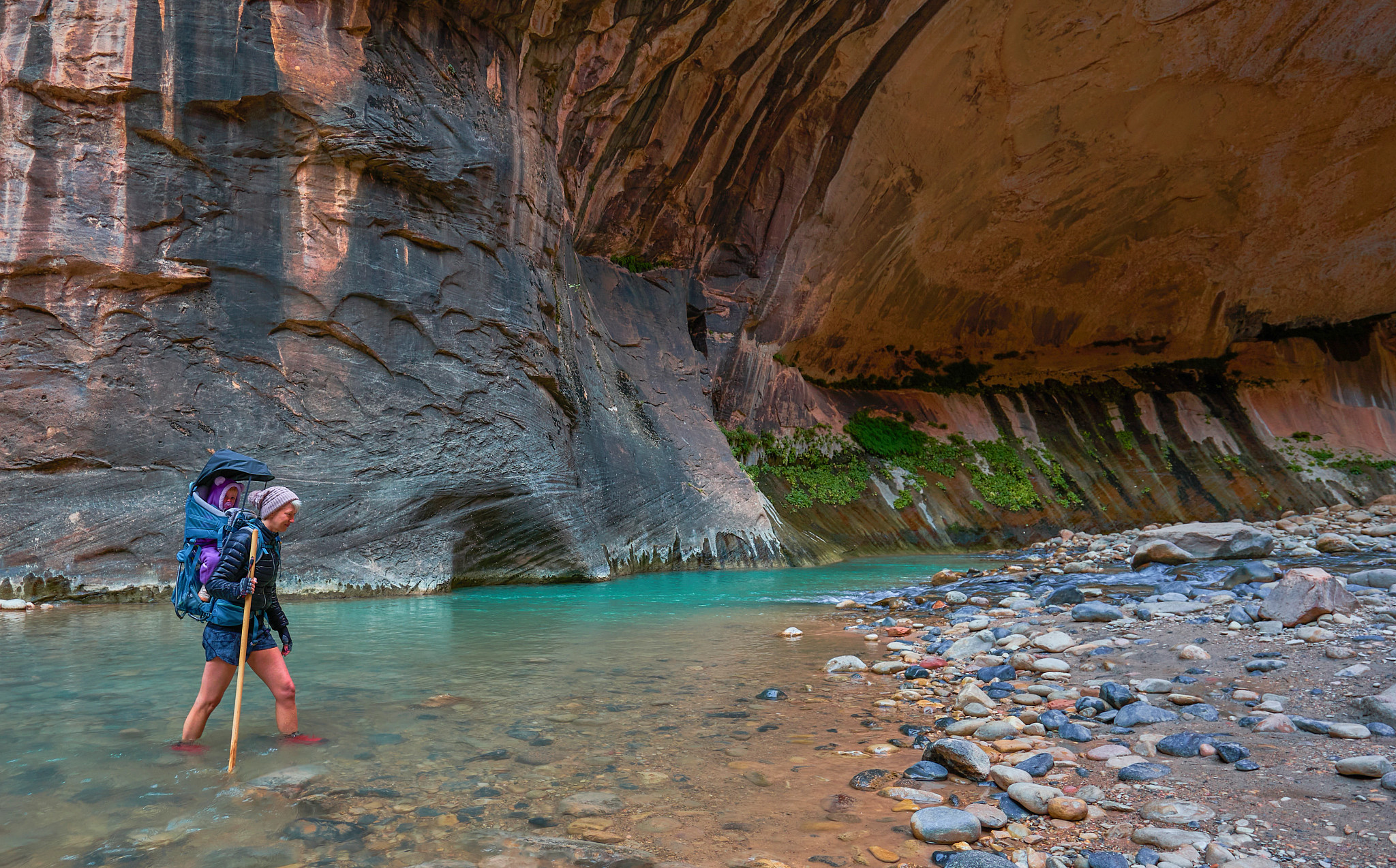 The breathtakingly beautiful scenery of Zion National Park in southern Utah.