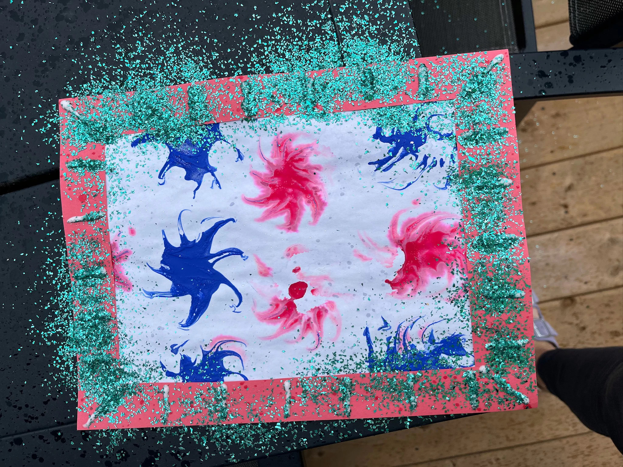 shaving cream fireworks