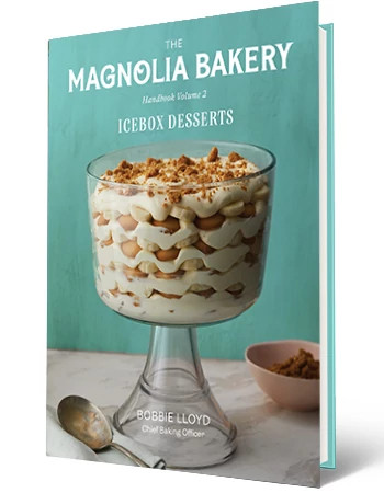 the cover of magnolia bakery handbook of icebox desserts