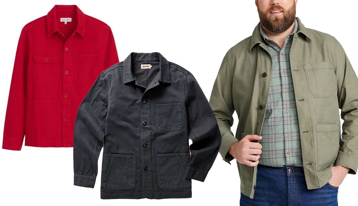 Wardrobe Essentials for Men a collage showing three different jackets