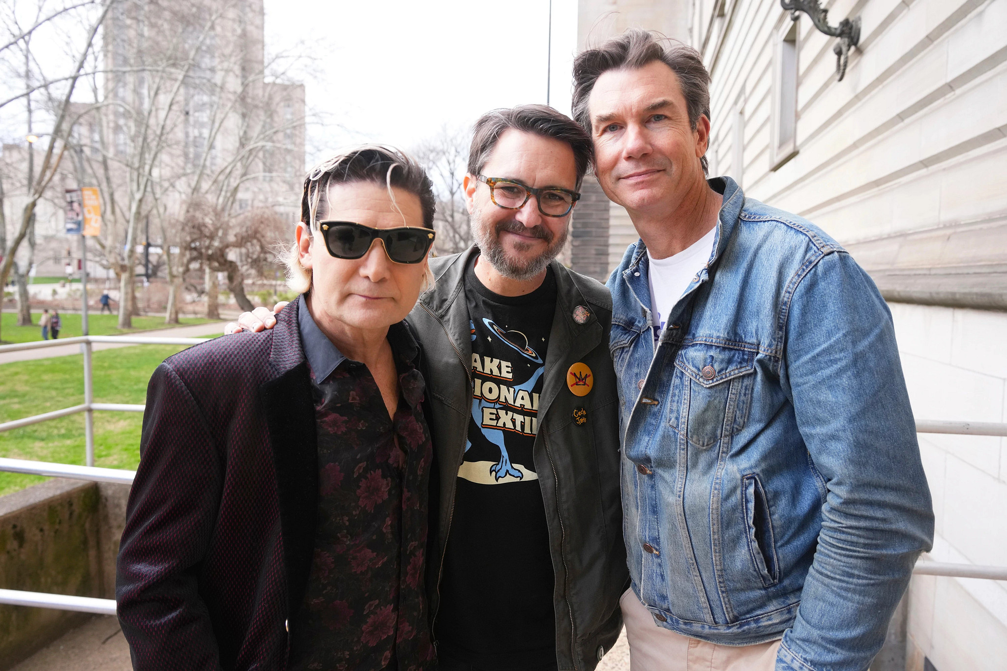 corey feldman, wil wheaton and jerry o'connell posing as a group